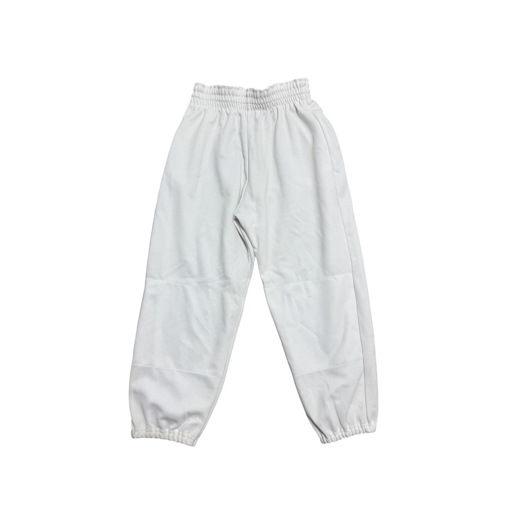 VKM Jogger Pants Girls M White Knit Elastic Waist Tball Softball‎ Baseball